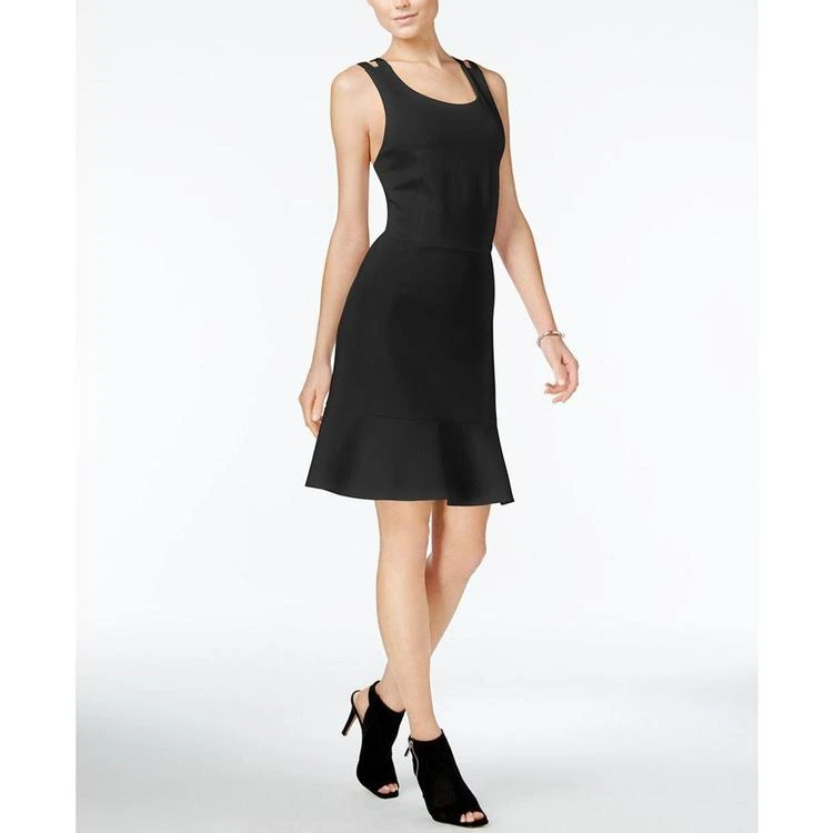 商品Bar III|Crisscross Fit & Flare Dress, Only at Macy's,价格¥224,第2张图片详细描述