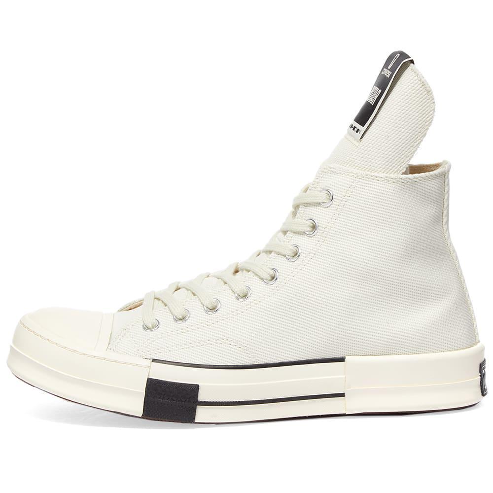 商品Converse|男款 DRKSHDW 联名 匡威 Turbodrk Ox 高帮 白色,价格¥996,第4张图片详细描述