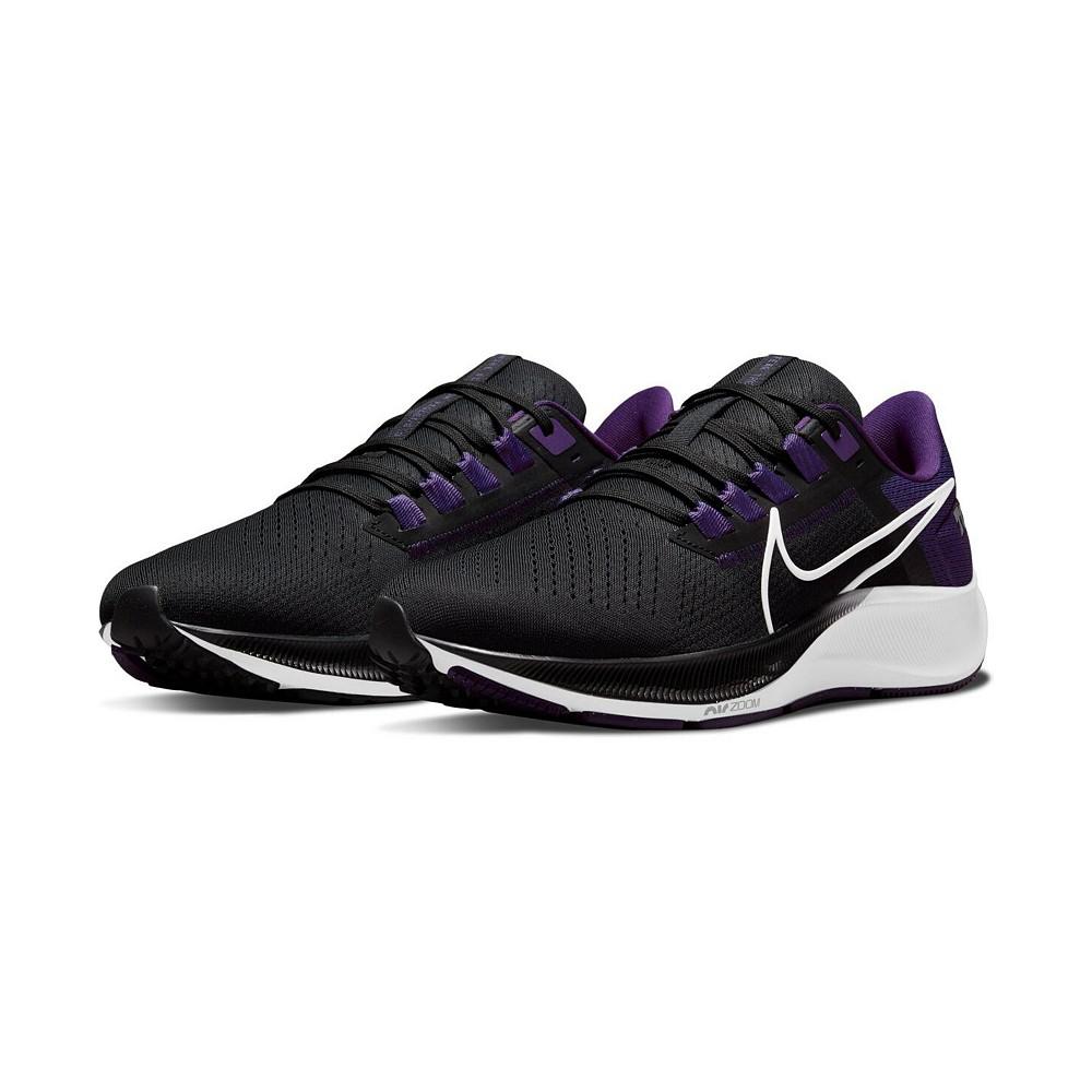 Men's and Women's Black TCU Horned Frogs Zoom Pegasus 38 Running Shoe商品第4张图片规格展示