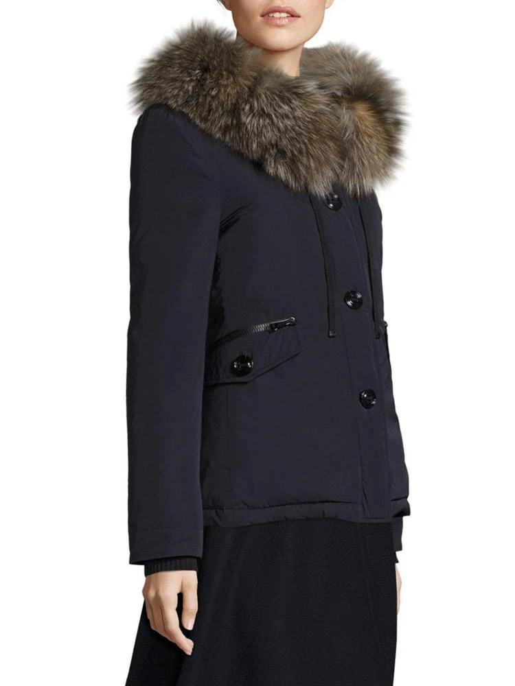商品Moncler|Malus Fox Fur Jacket,价格¥15076,第3张图片详细描述