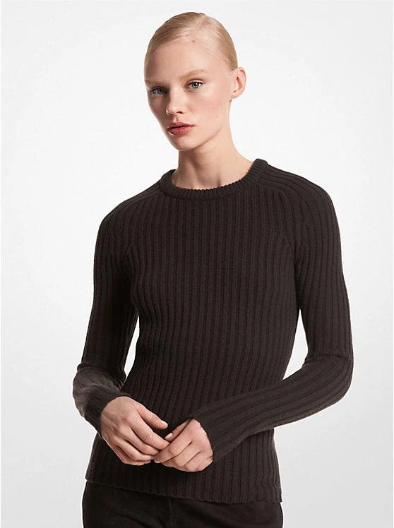 商品Michael Kors|Ribbed Stretch Cashmere Sweater,价格¥2971,第1张图片