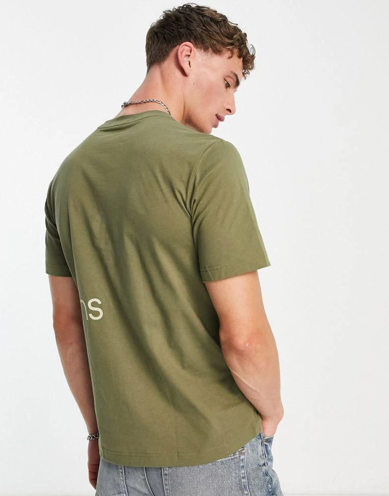 商品Calvin Klein|Calvin Klein Jeans institutional blocking t-shirt in khaki,价格¥191,第4张图片详细描述