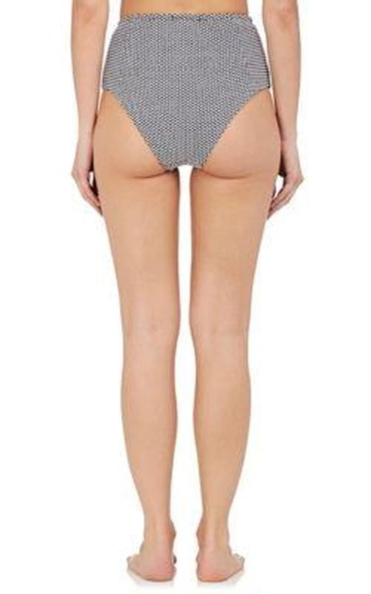 商品Onia|Leah Jacquard High-Waist Bikini Bottom,价格¥363,第2张图片详细描述