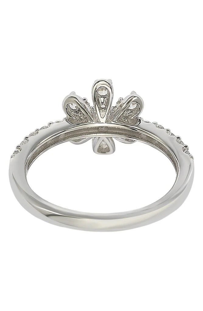 商品Suzy Levian|Sterling Silver CZ Dainty Flower Ring,价格¥432,第2张图片详细描述