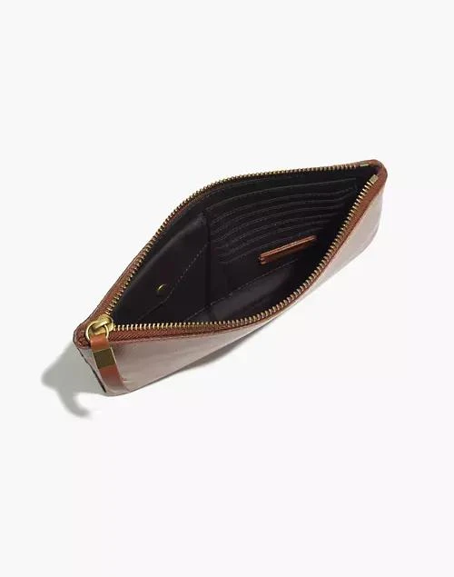商品Madewell|The Leather Pouch Clutch in Printed Calf Hair,价格¥316,第2张图片详细描述
