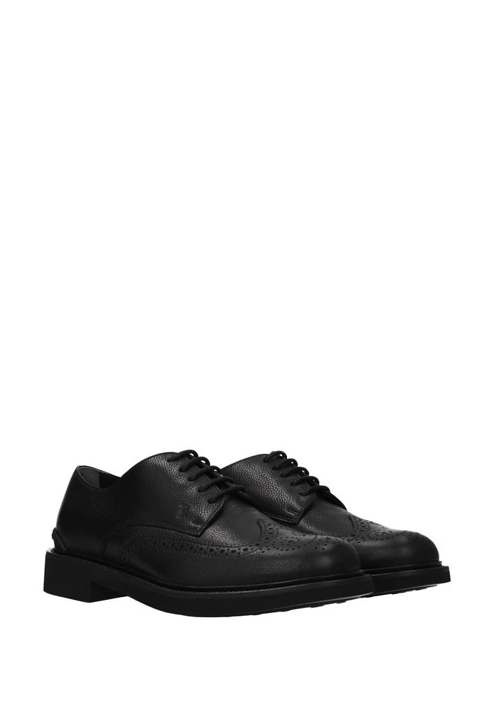 商品Tod's|Lace up and Monkstrap Leather Black,价格¥2066,第2张图片详细描述