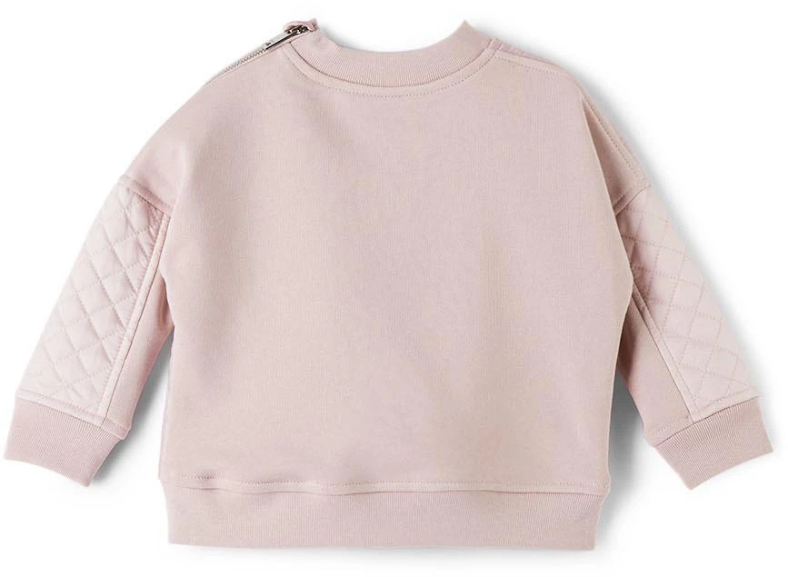 商品Burberry|Baby Pink Quilted Timothie Sweatshirt,价格¥611,第2张图片详细描述