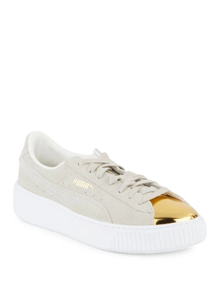 商品Puma|Leather Lace-Up Sneakers,价格¥301,第1张图片