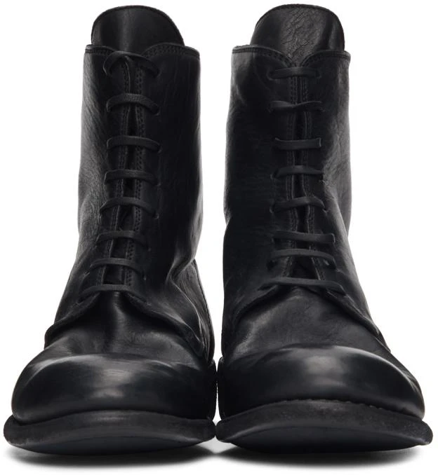 商品guidi|Black 995 Lace-Up Boots,价格¥3210,第2张图片详细描述