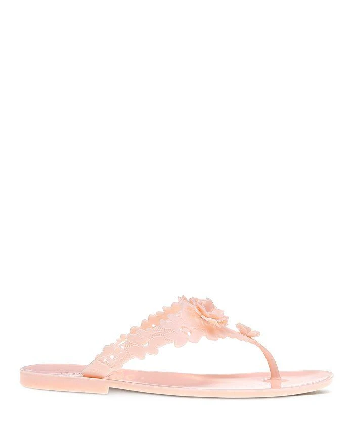 商品Badgley Mischka|Bali Floral Jelly Flip-Flops,价格¥740,第2张图片详细描述