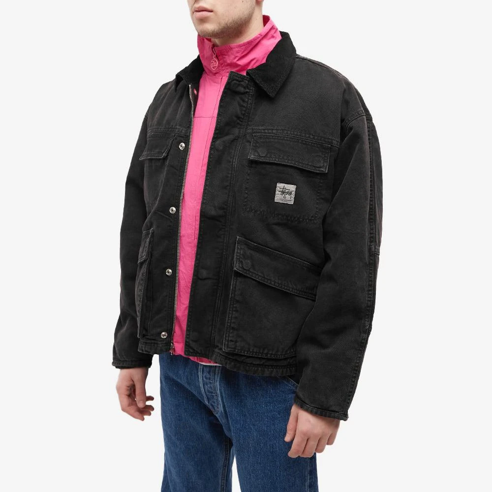 商品STUSSY|Stussy Washed Canvas Shop Jacket,价格¥2129,第2张图片详细描述