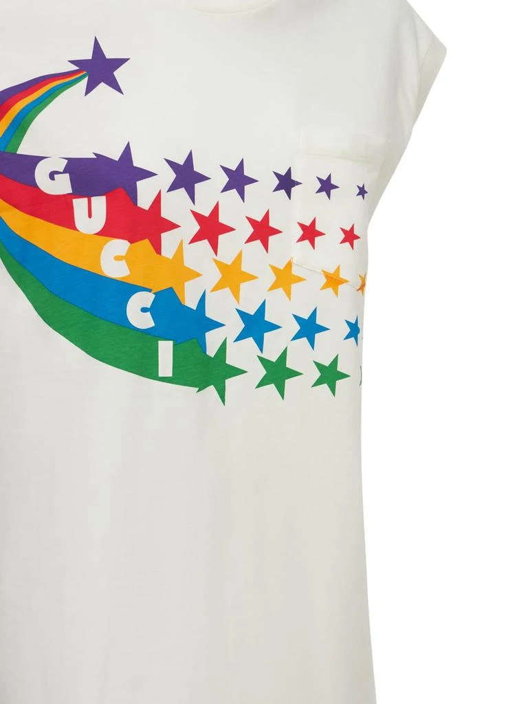商品Gucci|Printed Cotton Jersey T-shirt,价格¥4234,第3张图片详细描述