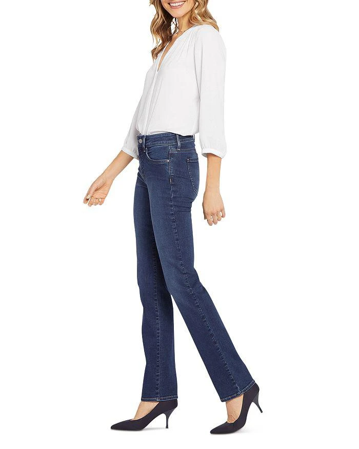 商品NYDJ|Petite Marilyn High Rise Straight Jeans in Crockett,价格¥266,第4张图片详细描述