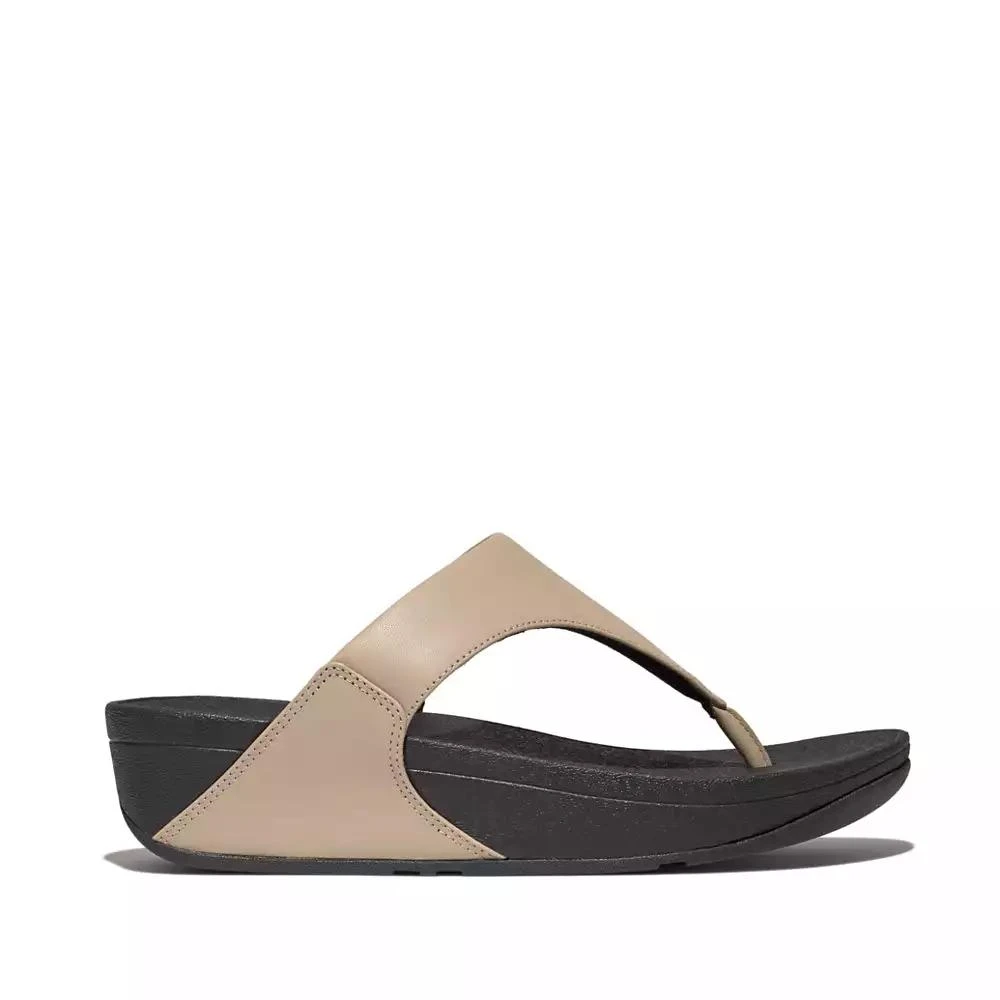 商品FitFlop|Women's Lulu Leather Toe-Thongs Sandals,价格¥671,第2张图片详细描述