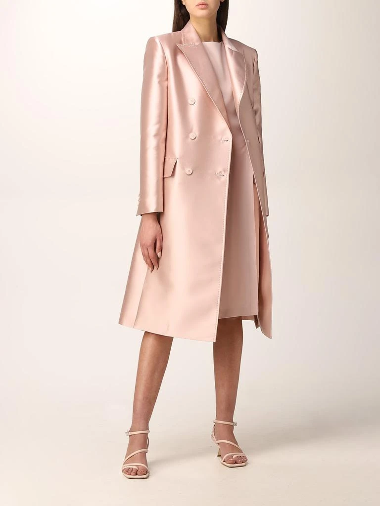 商品Alberta Ferretti|Alberta Ferretti classic double-breasted coat,价格¥14049,第2张图片详细描述