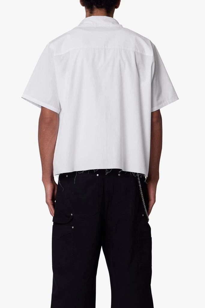 商品MNML|Poplin Cropped S/S Shirt - White,价格¥437,第4张图片详细描述