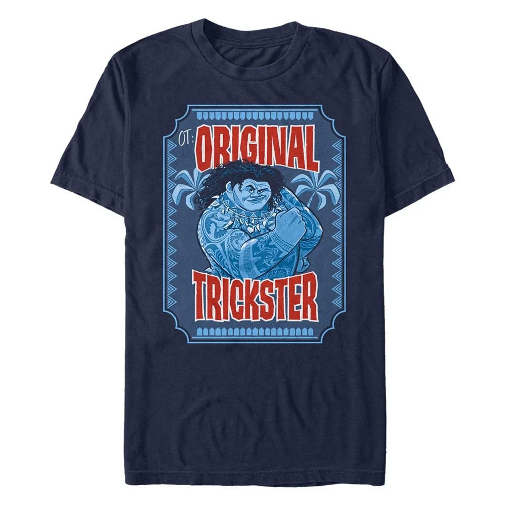 商品Disney|Disney Men's Moana Maui Original Trickster Hue Poster, Short Sleeve T-Shirt,价格¥185,第1张图片