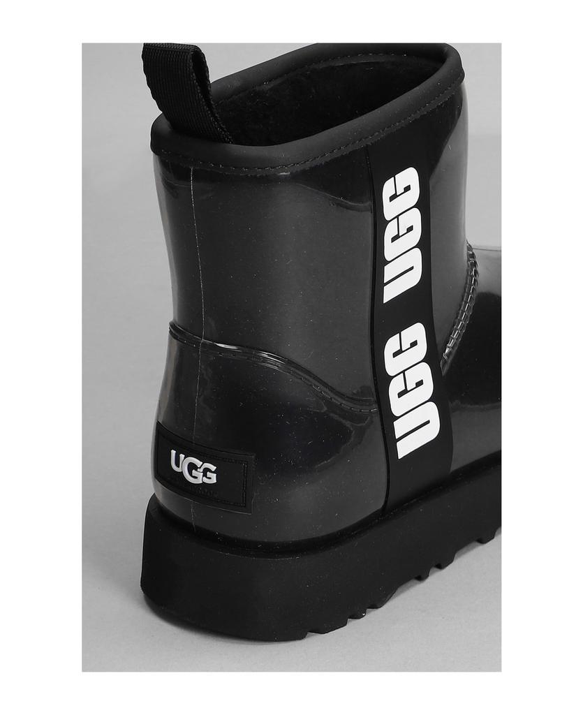 商品UGG|Classic Clear Mini Low Heels Ankle Boots In Black Pvc,价格¥1511,第7张图片详细描述