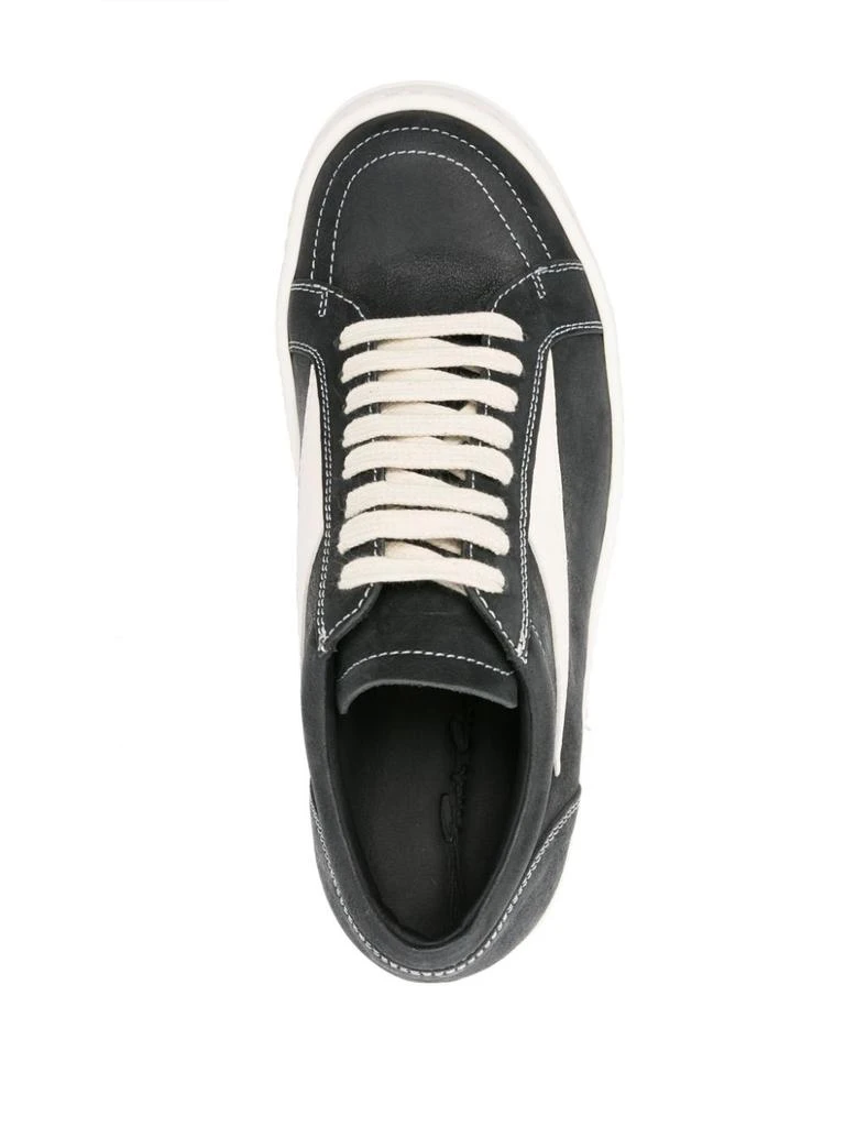 商品Rick Owens|RICK OWENS - Leather Low-top Sneakers,价格¥6332,第3张图片详细描述