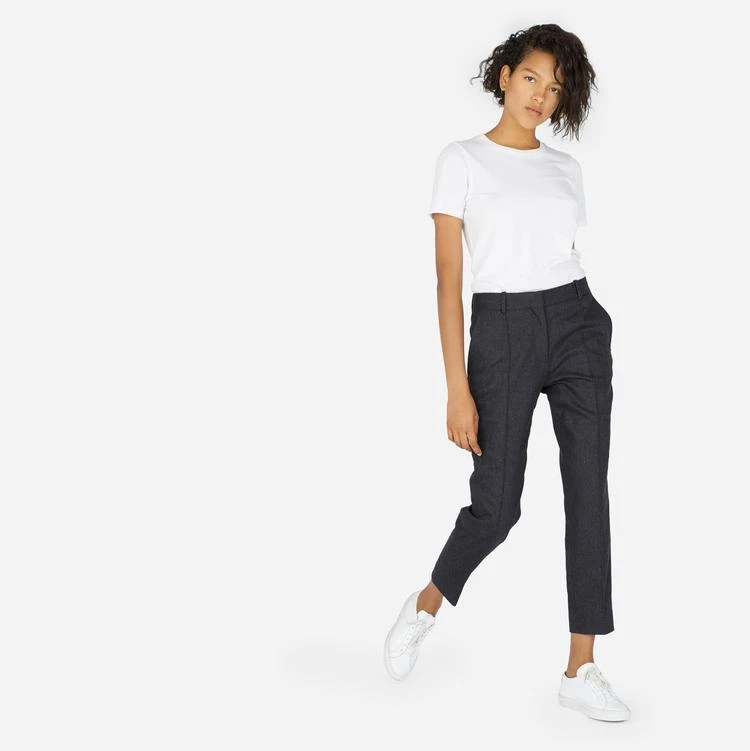 商品Everlane|The Premium Wool Flannel Crop Pant,价格¥921,第1张图片