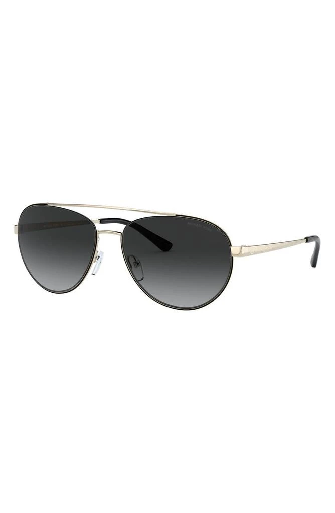 商品Michael Kors|59mm Gradient Aviator Sunglasses,价格¥413,第3张图片详细描述