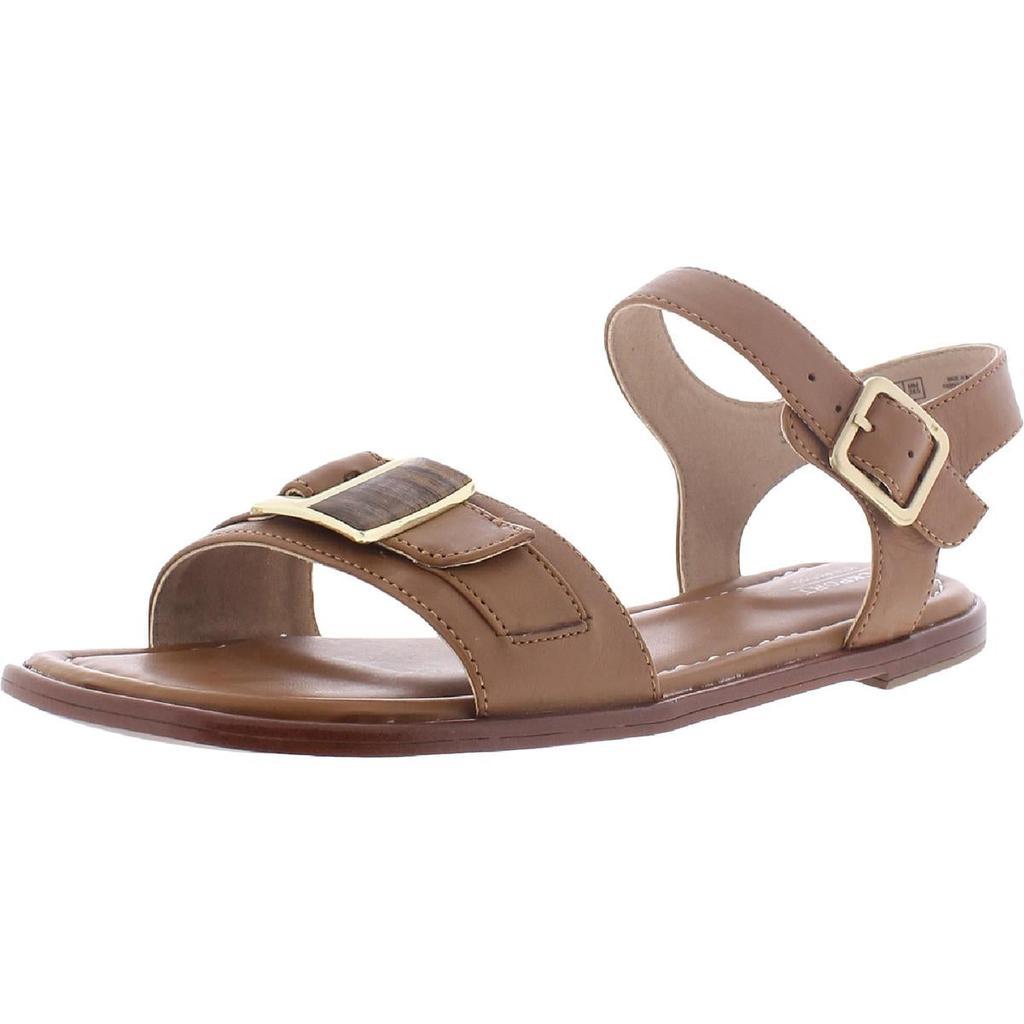商品Rockport|Rockport Womens Zadie Buckle Leather Open Toe Footbed Sandals,价格¥170-¥236,第1张图片
