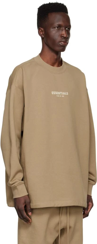 商品Essentials|Tan Cotton Sweatshirt,价格¥590,第2张图片详细描述