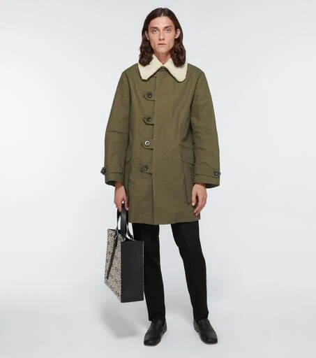 商品Loewe|Military cotton canvas parka,价格¥21662,第2张图片详细描述