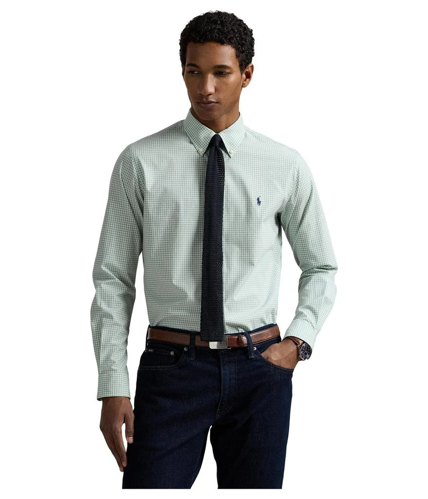 商品Ralph Lauren|Classic Fit Gingham Stretch Poplin Shirt,价格¥1000,第1张图片