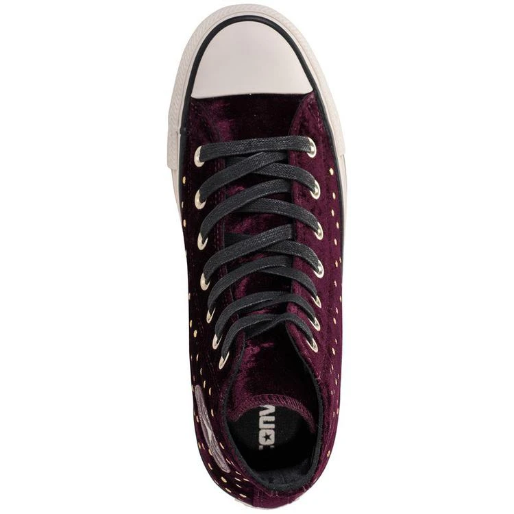 Women's Chuck Taylor Hi Velvet Stud Casual Sneakers from Finish Line 商品