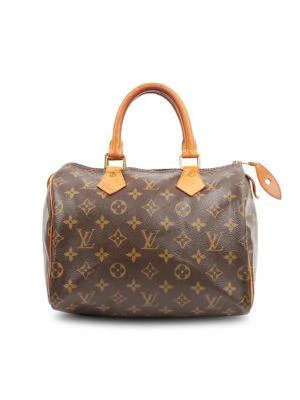 商品[二手商品] Louis Vuitton|Speedy 25 Monogram Coated Canvas Top Handle Bag,价格¥5998,第1张图片