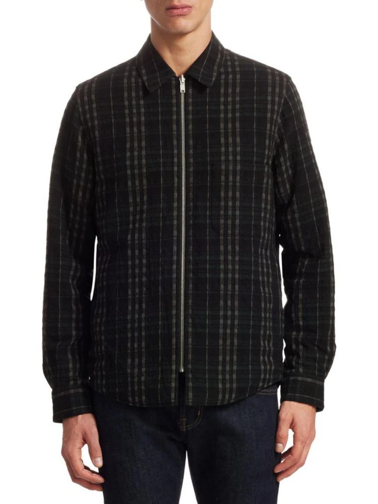 商品Theory|Tartan Zip Front Jacket,价格¥3455,第1张图片