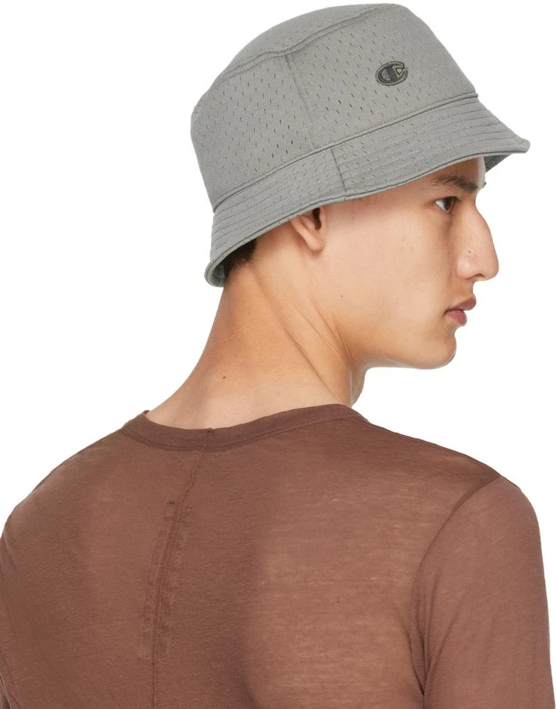 商品Rick Owens|Grey Champion Edition Mesh Gilligan Hat,价格¥273,第3张图片详细描述