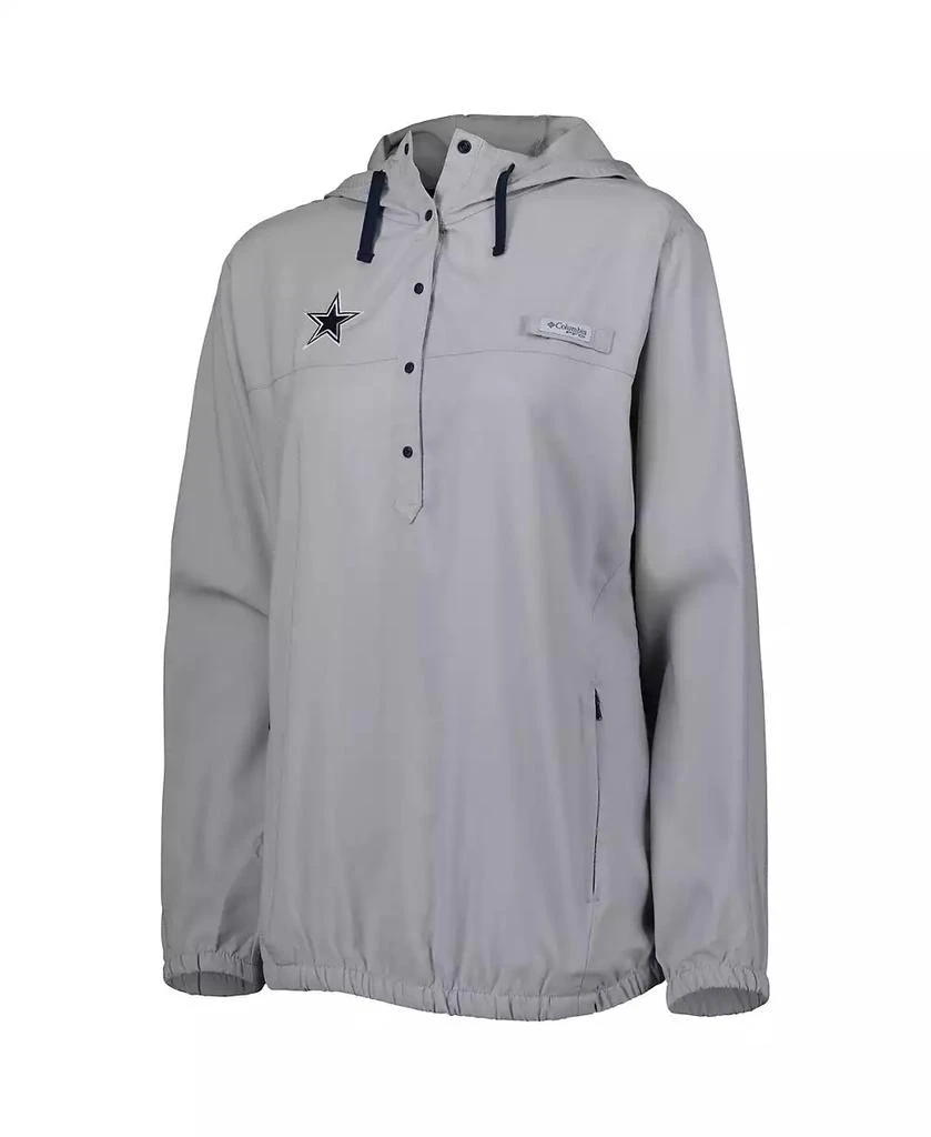 商品Columbia|Women's Gray Dallas Cowboys Tamiami Omni-Shade Pullover Hoodie Jacket,价格¥389,第4张图片详细描述