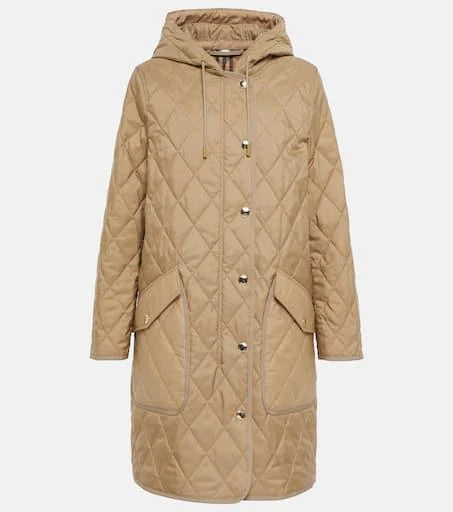 商品Burberry|绗缝派克大衣,价格¥16760,第1张图片