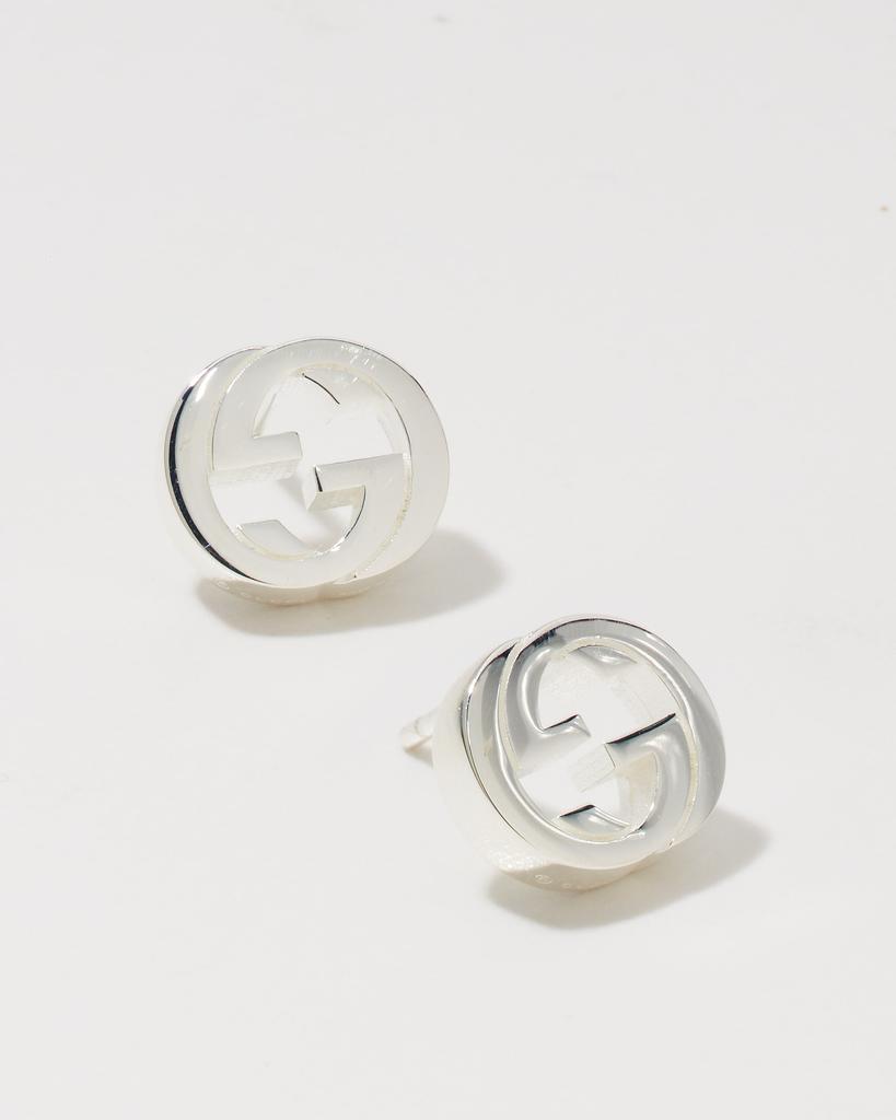 商品Gucci|Interlocking G Stud Earrings,价格¥1980,第1张图片