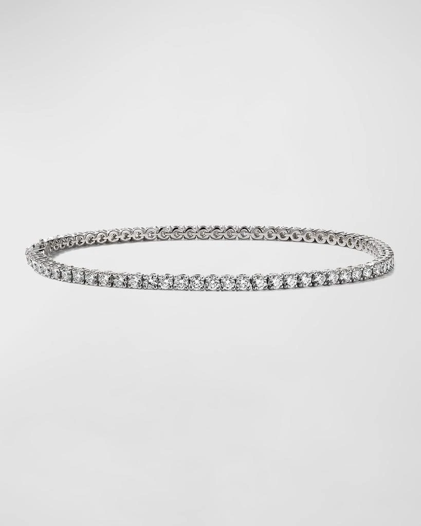 商品Memoire|18k White Gold 71-Diamond Tennis Bracelet, 3.30tcw,价格¥57581,第1张图片