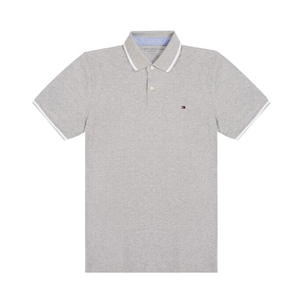 商品[国内直发] Tommy Hilfiger|TOMMY HILFIGER 灰色女士POLO衫 78J8752-031,价格¥374,第1张图片