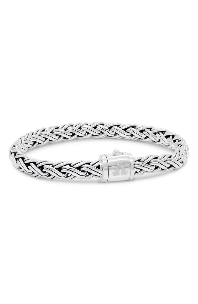 商品DEVATA|Sterling Silver 7mm Double Wheat Chain Bracelet,价格¥1124,第2张图片详细描述