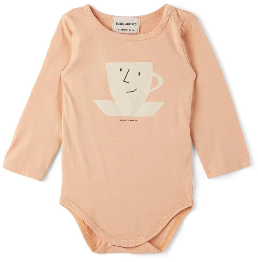 商品BOBO CHOSES|Baby Pink Cup Of Tea Bodysuit,价格¥327,第1张图片