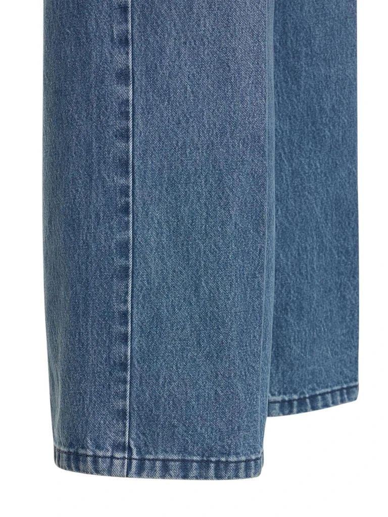 商品Alexander Wang|Raver Denim Cotton Wide Jeans W/ Belt,价格¥1853,第5张图片详细描述