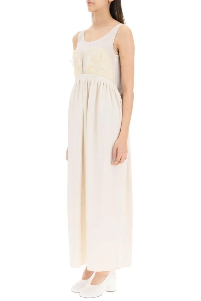 商品MAISON MARGIELA|Maison margiela embroidered silk dress,价格¥11447,第4张图片详细描述
