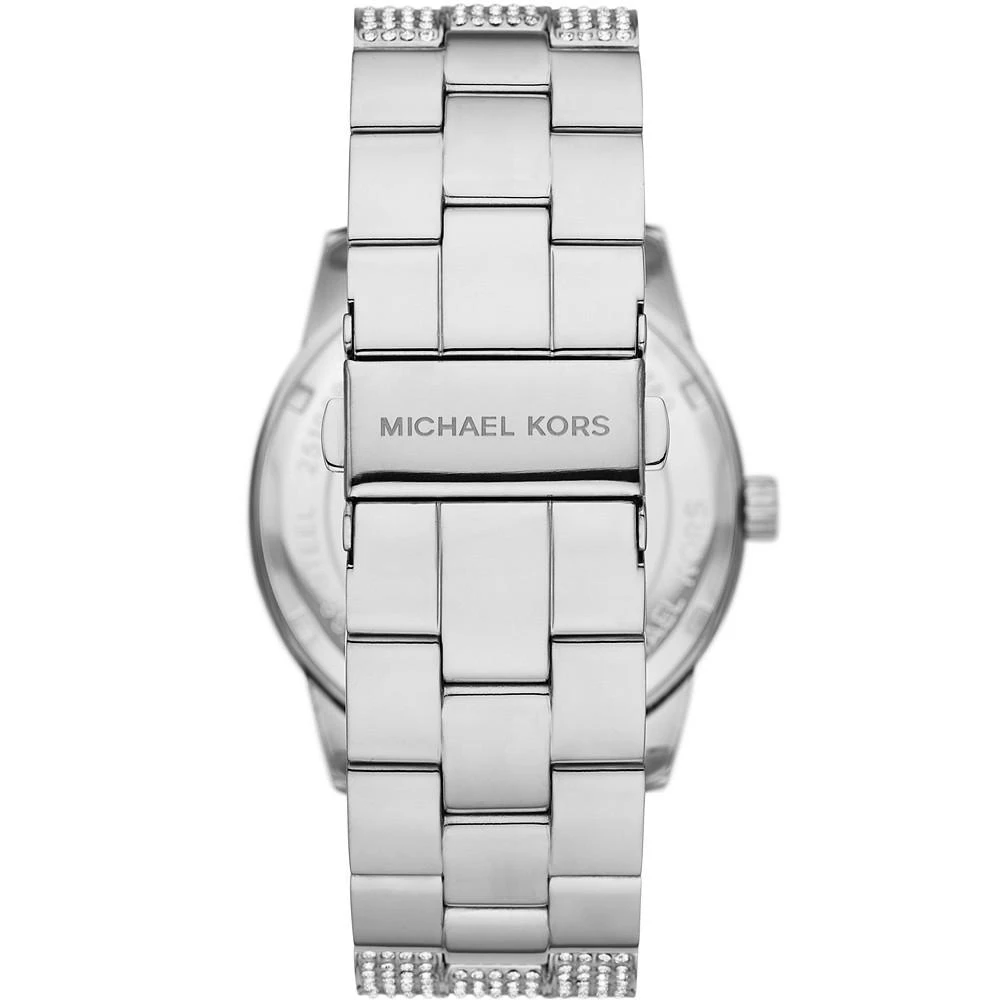 商品Michael Kors|Women's Bradshaw Pave Glitz Stainless Steel Bracelet Watch 42mm,价格¥4119,第2张图片详细描述