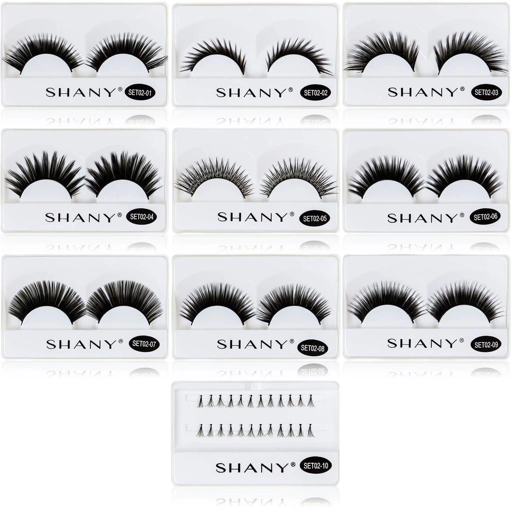 Eyelash extend - set of 10 assorted reusable eyelashes 商品