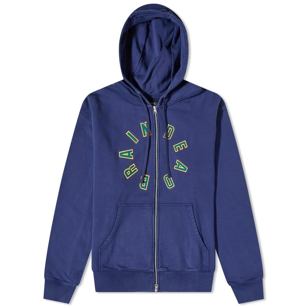 商品Brain Dead|Brain Dead Collegiate Zip Hoody,价格¥641,第1张图片