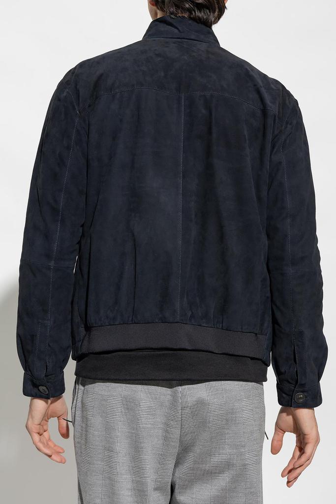 Giorgio Armani Leather Jacket商品第2张图片规格展示