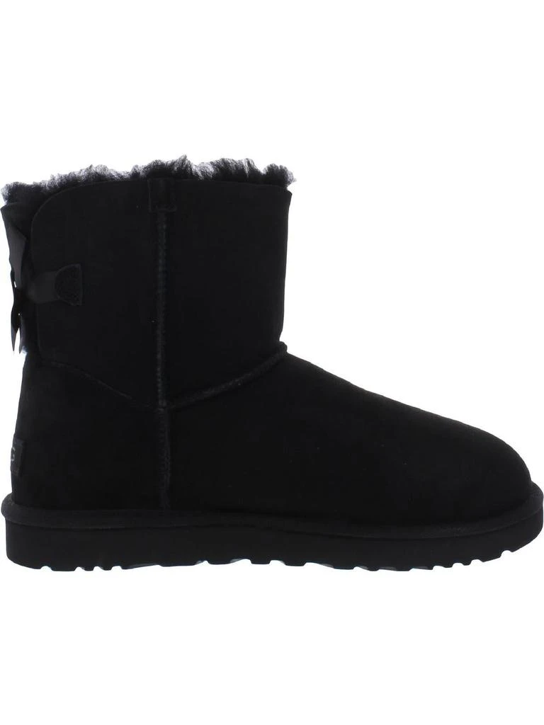 Mini Bailey Bow II Womens Suede Shearling Winter Boots 商品