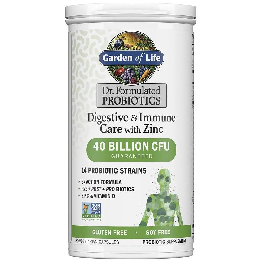 商品Garden of Life|Dr. Formulated Digestive & Immune + Zinc,价格¥151,第4张图片详细描述