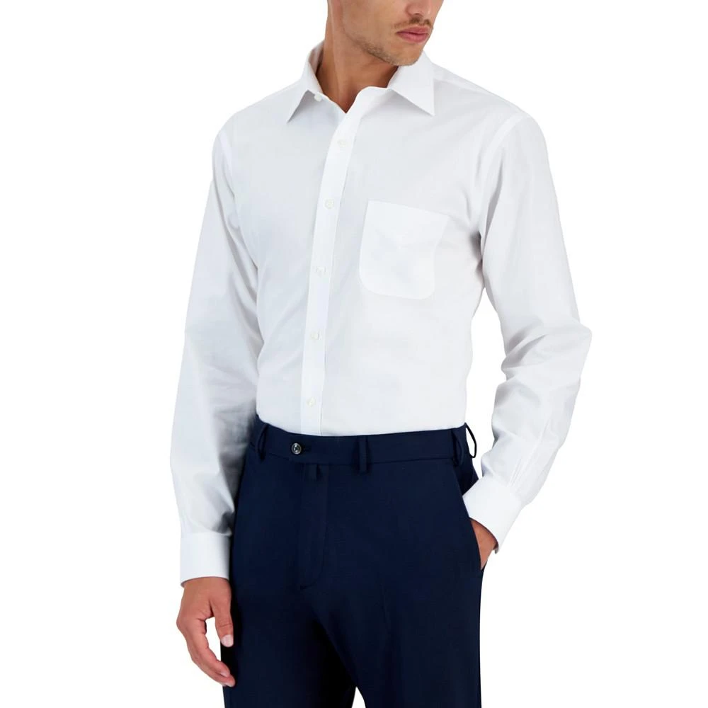 商品Brooks Brothers|Men's Regular Fit Non-Iron Solid Dress Shirt,价格¥543,第1张图片