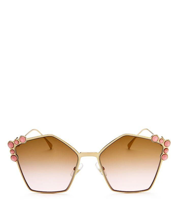 商品Fendi|Women's Embellished Square Sunglasses, 57mm,价格¥3260,第1张图片